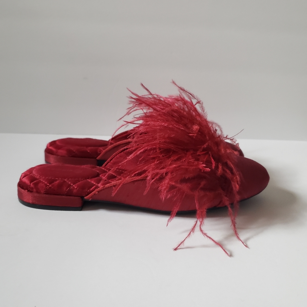 Birdies The Lovebird Feather Trim Mule